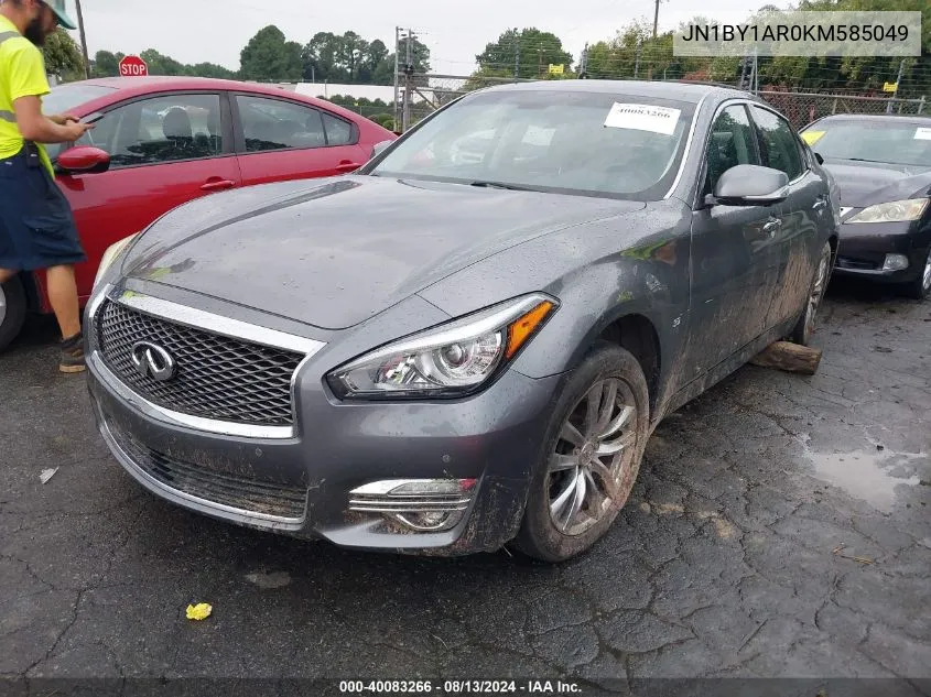 JN1BY1AR0KM585049 2019 Infiniti Q70 3.7X Luxe