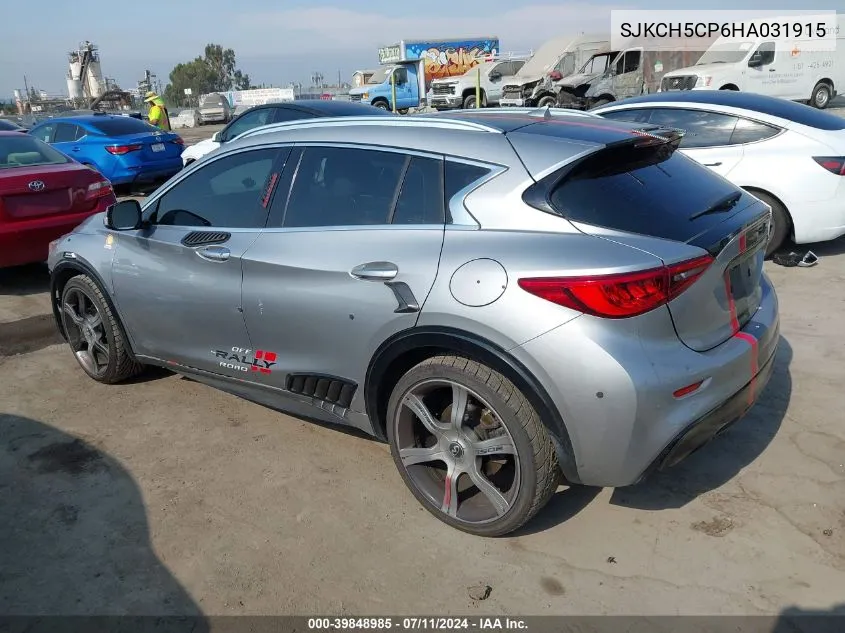 SJKCH5CP6HA031915 2017 Infiniti Qx30 Premium