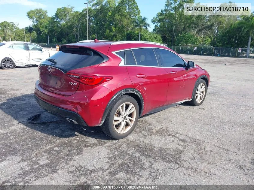 2017 Infiniti Qx30 Premium VIN: SJKCH5CP0HA018710 Lot: 39978153