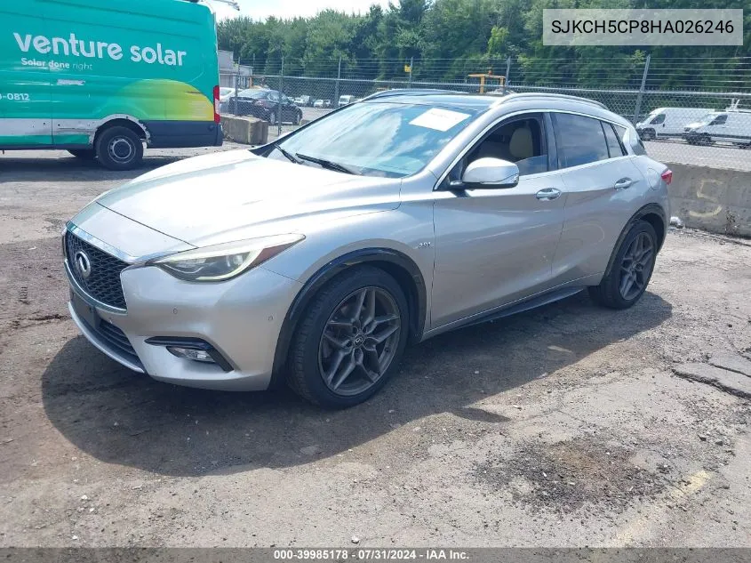 2017 Infiniti Qx30 Premium VIN: SJKCH5CP8HA026246 Lot: 39985178