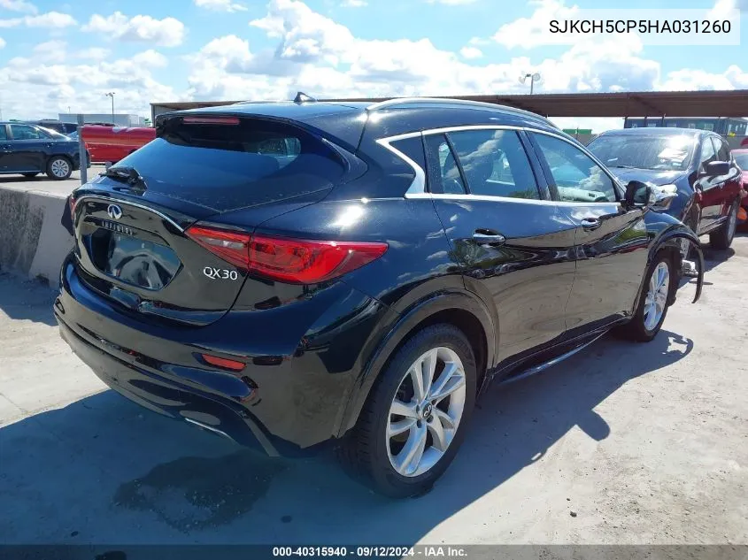 SJKCH5CP5HA031260 2017 Infiniti Qx30 Premium