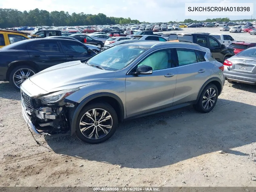 2017 Infiniti Qx30 Premium VIN: SJKCH5CR0HA018398 Lot: 40369058