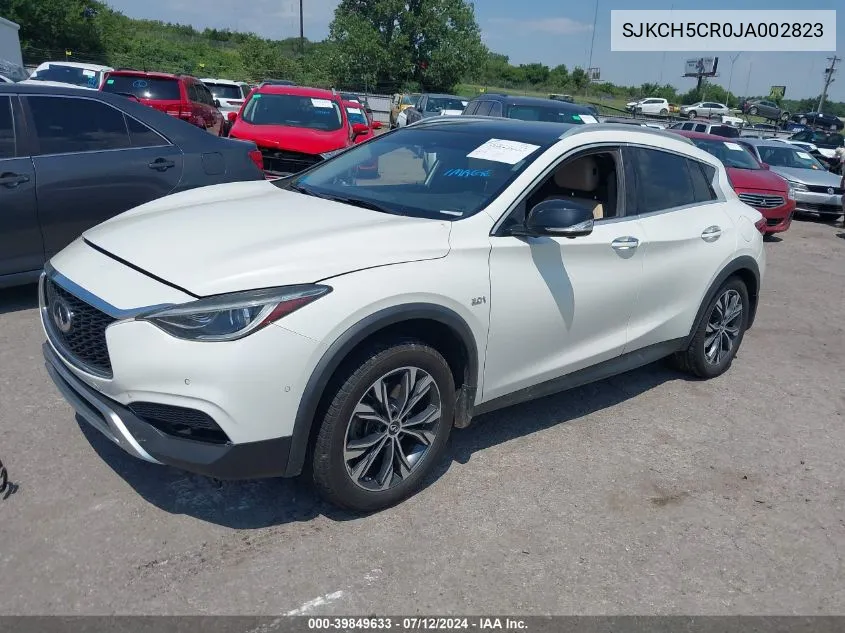 2018 Infiniti Qx30 Essential VIN: SJKCH5CR0JA002823 Lot: 39849633