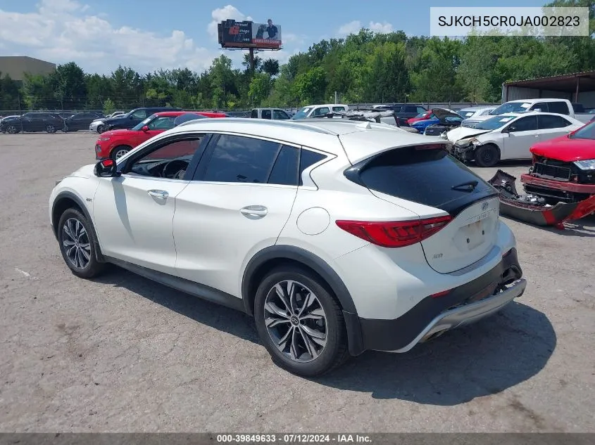 2018 Infiniti Qx30 Essential VIN: SJKCH5CR0JA002823 Lot: 39849633