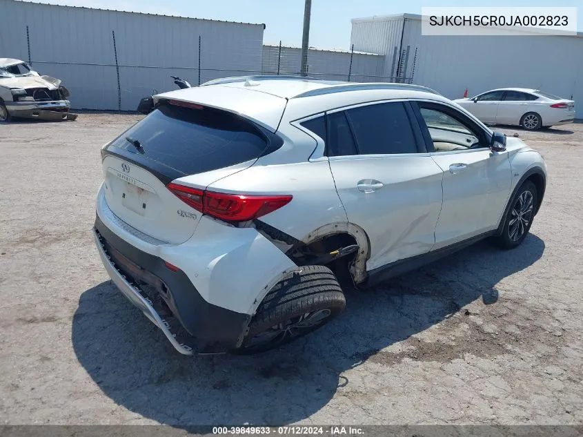 2018 Infiniti Qx30 Essential VIN: SJKCH5CR0JA002823 Lot: 39849633