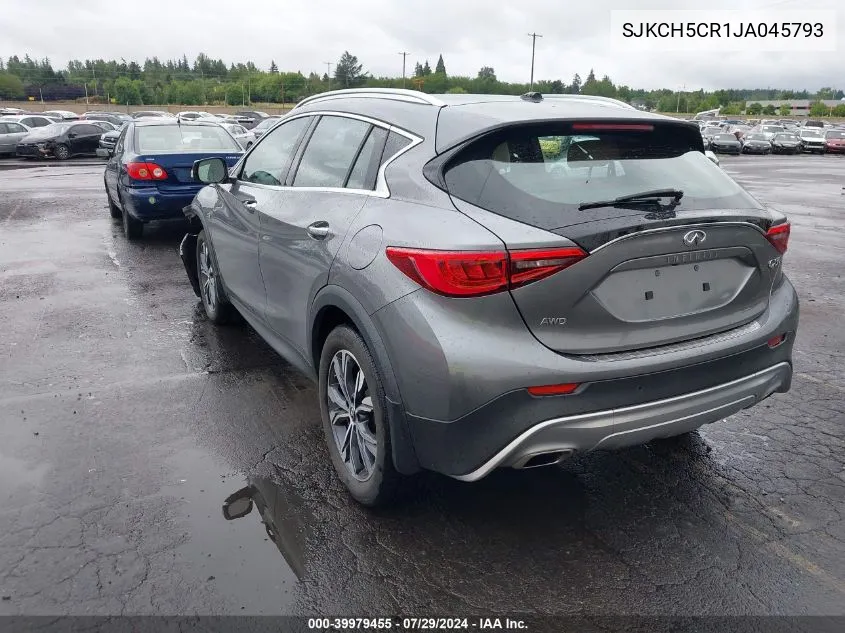 2018 Infiniti Qx30 Premium VIN: SJKCH5CR1JA045793 Lot: 39979455