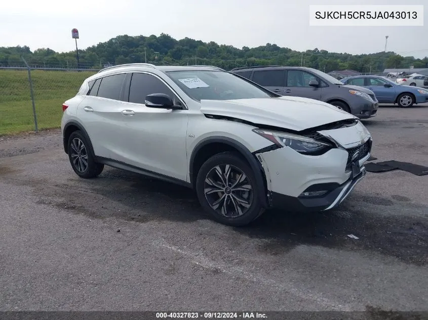 2018 Infiniti Qx30 Luxury/Premium/Sport VIN: SJKCH5CR5JA043013 Lot: 40327823