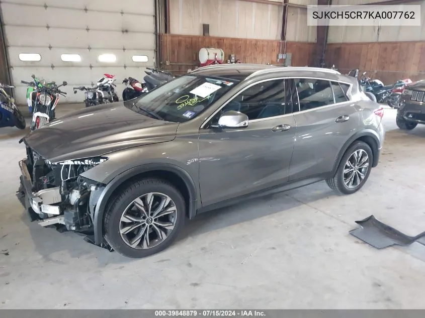 SJKCH5CR7KA007762 2019 Infiniti Qx30 Luxe