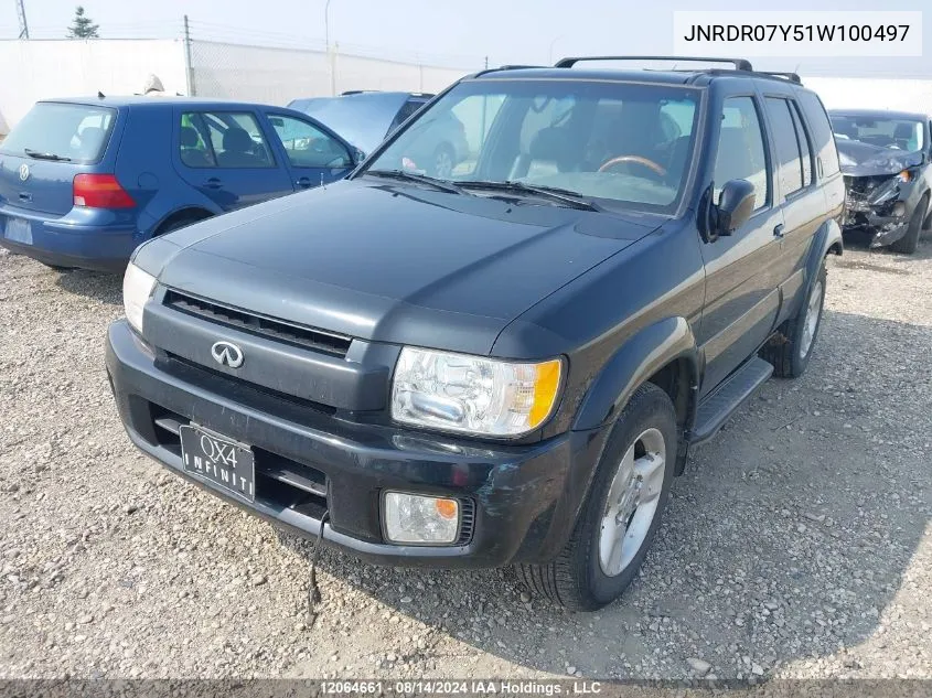 JNRDR07Y51W100497 2001 Infiniti Qx4