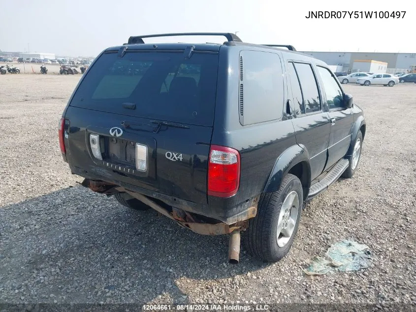 JNRDR07Y51W100497 2001 Infiniti Qx4