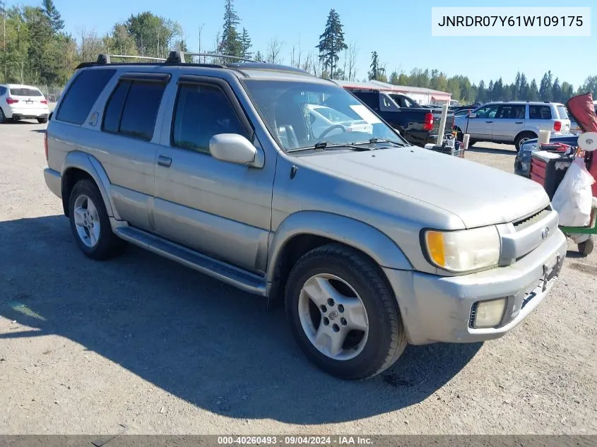 2001 Infiniti Qx4 Luxury VIN: JNRDR07Y61W109175 Lot: 40260493