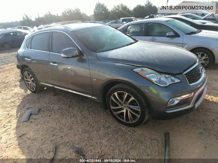 2016 Infiniti Qx50 VIN: JN1BJ0RP0GM232660 Lot: 40281645