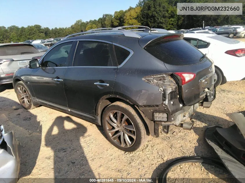 2016 Infiniti Qx50 VIN: JN1BJ0RP0GM232660 Lot: 40281645