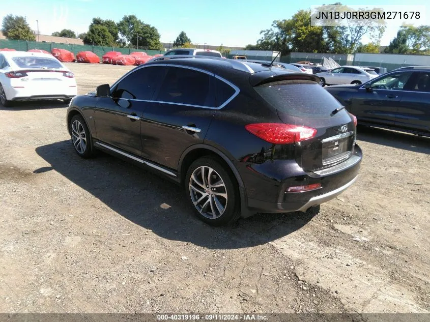 2016 Infiniti Qx50 VIN: JN1BJ0RR3GM271678 Lot: 40319196