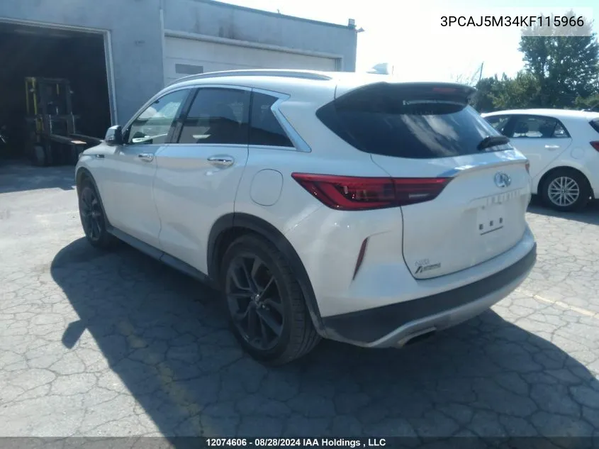 3PCAJ5M34KF115966 2019 Infiniti Qx50