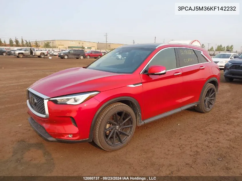 3PCAJ5M36KF142232 2019 Infiniti Qx50