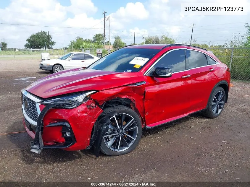 3PCAJ5KR2PF123773 2023 Infiniti Qx55 Essential Awd