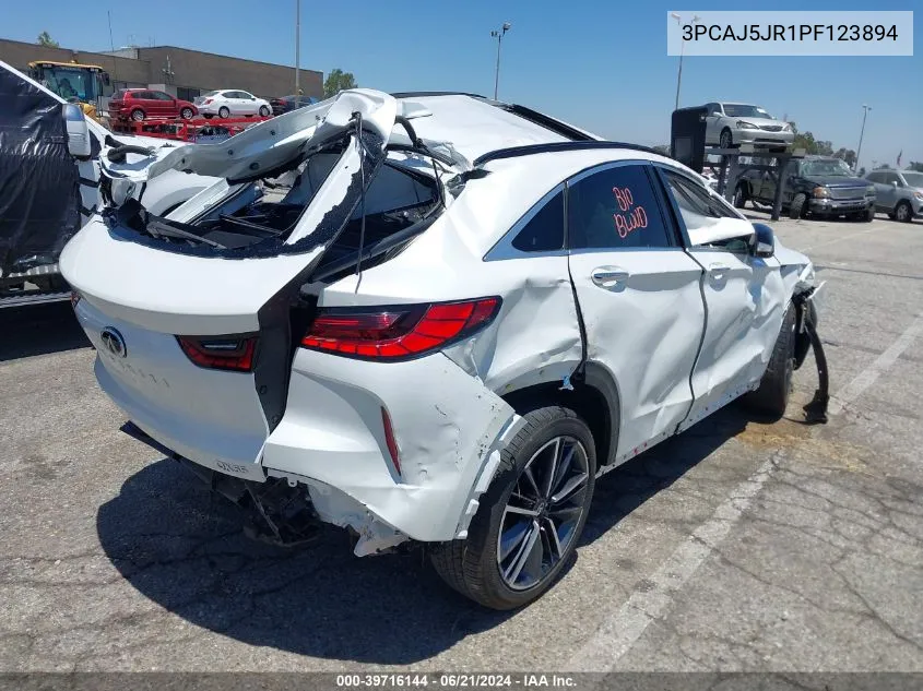 2023 Infiniti Qx55 Luxe Awd VIN: 3PCAJ5JR1PF123894 Lot: 39716144