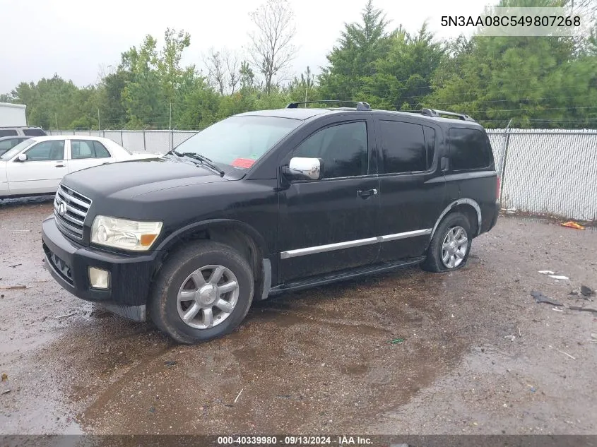 2004 Infiniti Qx56 VIN: 5N3AA08C549807268 Lot: 40339980