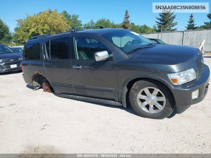 2005 Infiniti Qx56 VIN: 5N3AA08C35N808856 Lot: 40241079