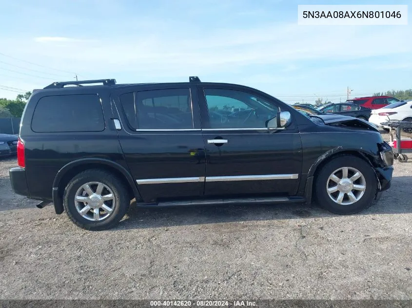 2006 Infiniti Qx56 VIN: 5N3AA08AX6N801046 Lot: 40142620