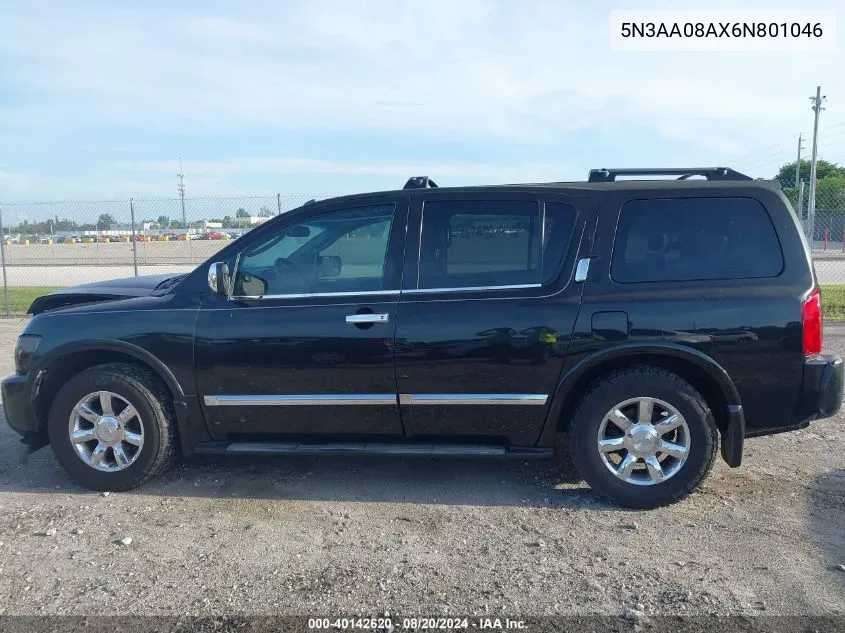 2006 Infiniti Qx56 VIN: 5N3AA08AX6N801046 Lot: 40142620