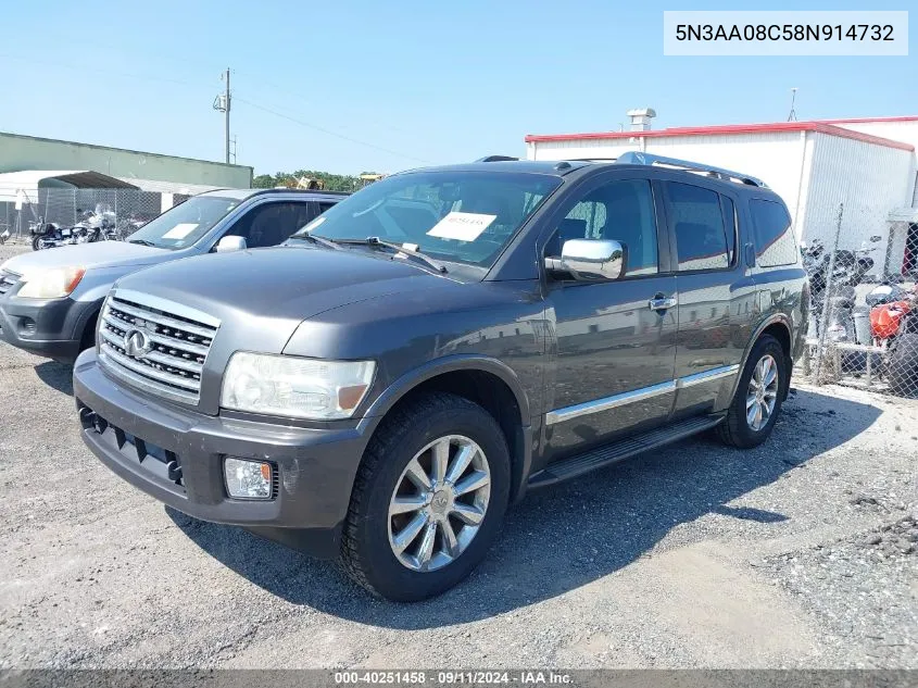 5N3AA08C58N914732 2008 Infiniti Qx56