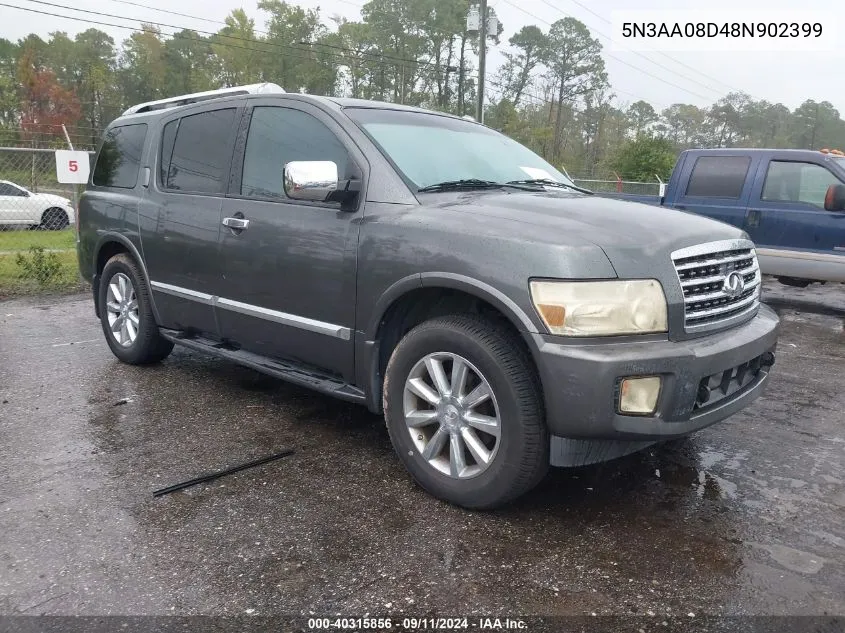 2008 Infiniti Qx56 VIN: 5N3AA08D48N902399 Lot: 40315856