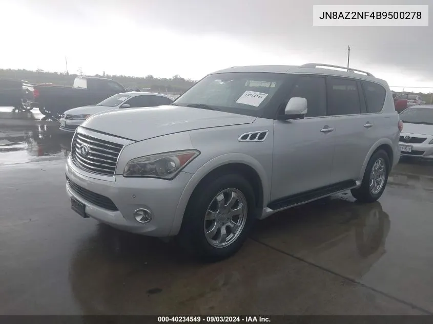 2011 Infiniti Qx56 VIN: JN8AZ2NF4B9500278 Lot: 40234549