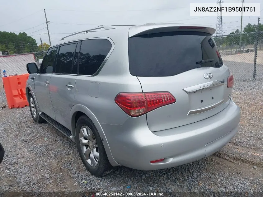 2011 Infiniti Qx56 VIN: JN8AZ2NF1B9501761 Lot: 40253142