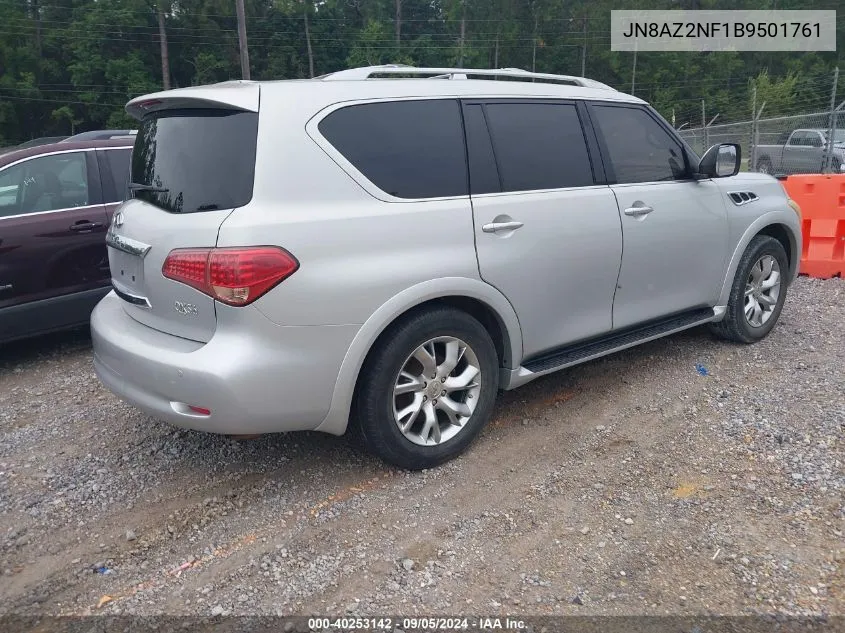 2011 Infiniti Qx56 VIN: JN8AZ2NF1B9501761 Lot: 40253142