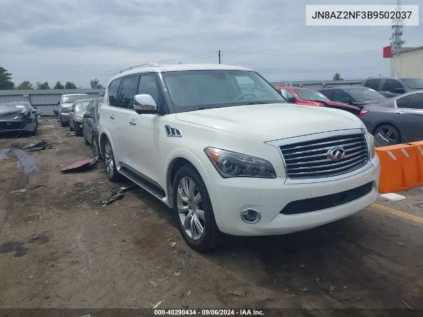 2011 Infiniti Qx56 VIN: JN8AZ2NF3B9502037 Lot: 40290434