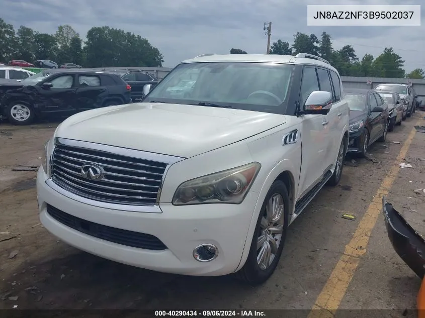 2011 Infiniti Qx56 VIN: JN8AZ2NF3B9502037 Lot: 40290434