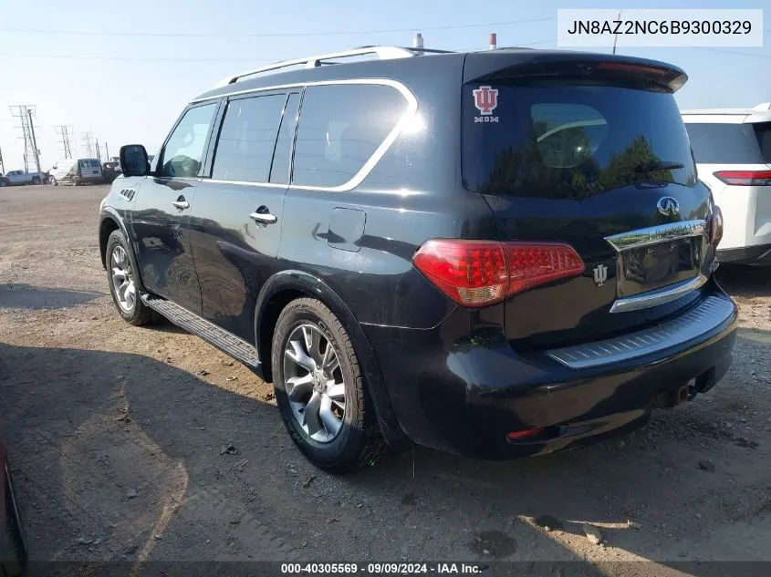 2011 Infiniti Qx56 8-Passenger VIN: JN8AZ2NC6B9300329 Lot: 40305569