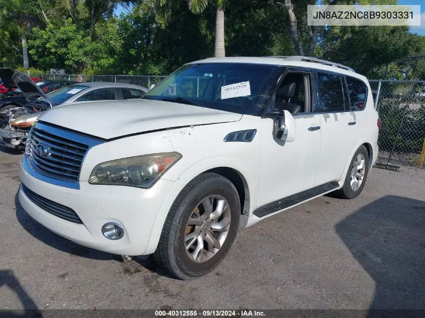 2011 Infiniti Qx56 VIN: JN8AZ2NC8B9303331 Lot: 40312555