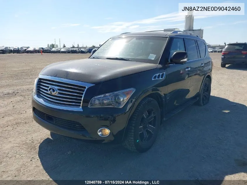 2013 Infiniti Qx56 VIN: JN8AZ2NE0D9042460 Lot: 12040759