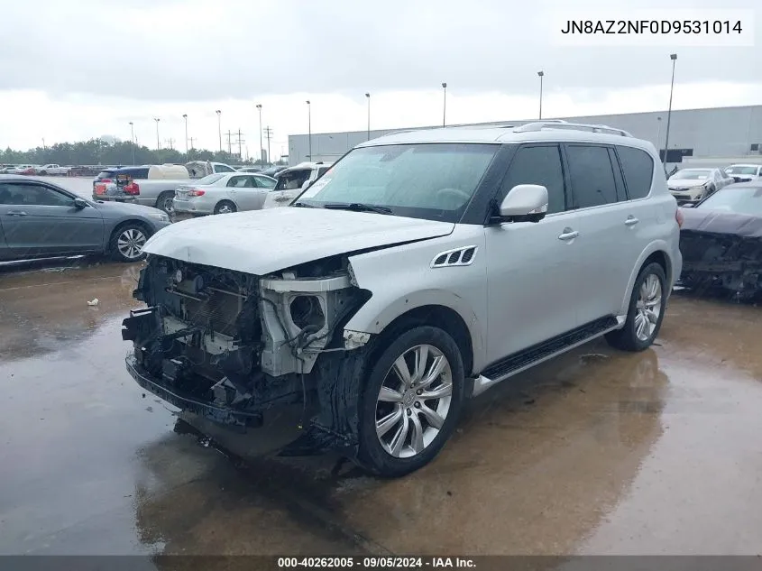 2013 Infiniti Qx56 VIN: JN8AZ2NF0D9531014 Lot: 40262005