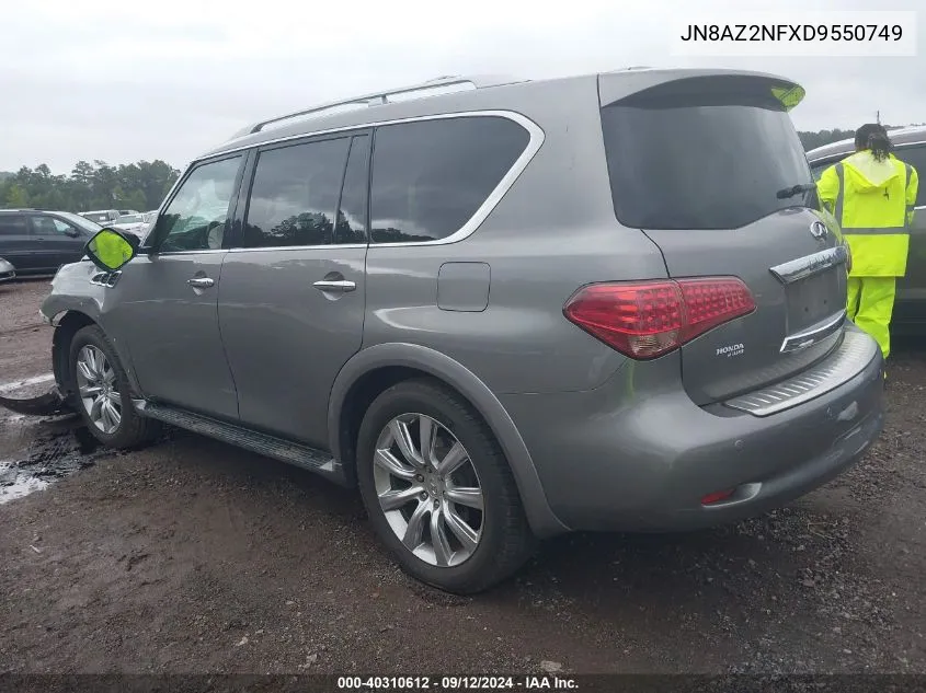 2013 Infiniti Qx56 VIN: JN8AZ2NFXD9550749 Lot: 40310612