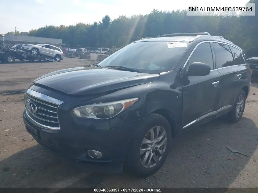 2014 Infiniti Qx60 VIN: 5N1AL0MM4EC539764 Lot: 40363397