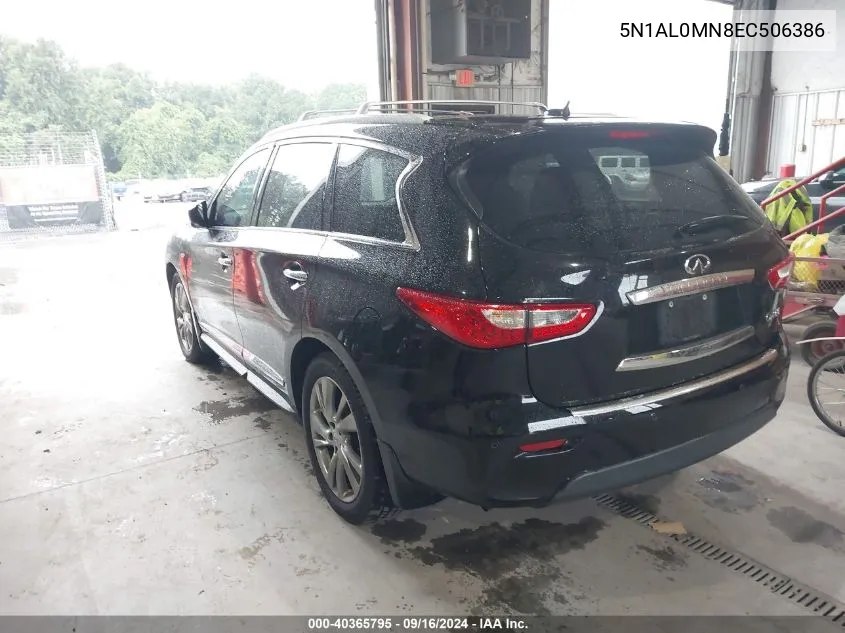 5N1AL0MN8EC506386 2014 Infiniti Qx60