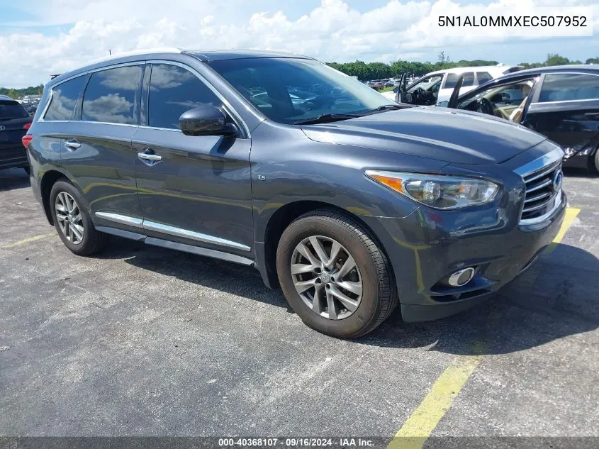 5N1AL0MMXEC507952 2014 Infiniti Qx60