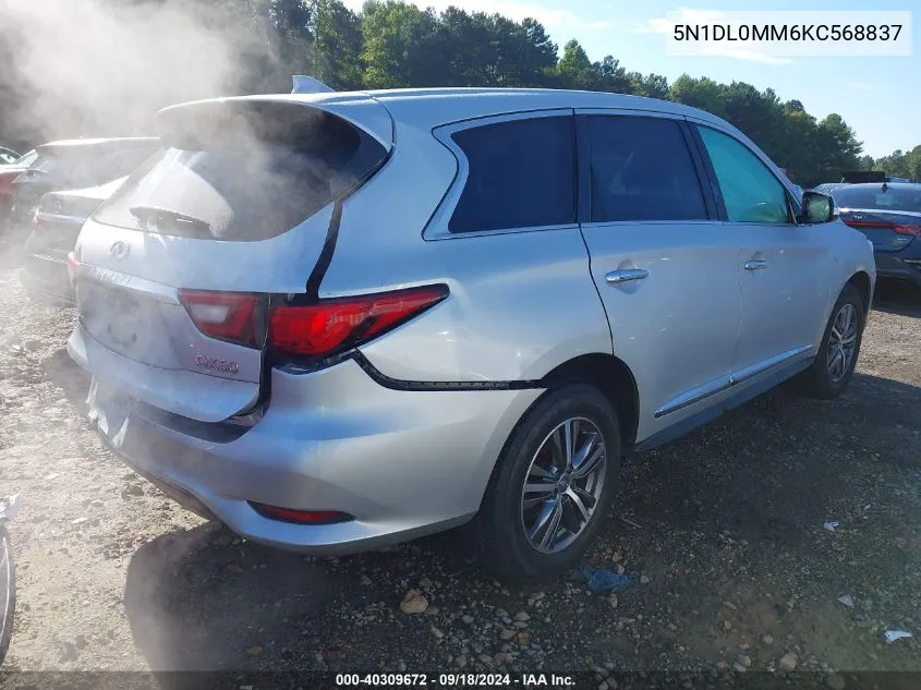 5N1DL0MM6KC568837 2019 Infiniti Qx60 Luxe/Pure