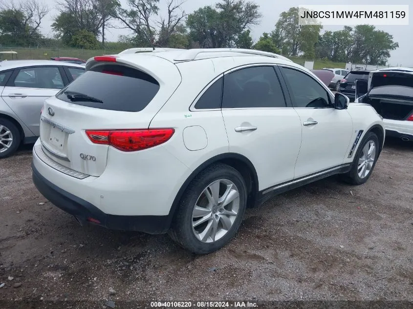 JN8CS1MW4FM481159 2015 Infiniti Qx70