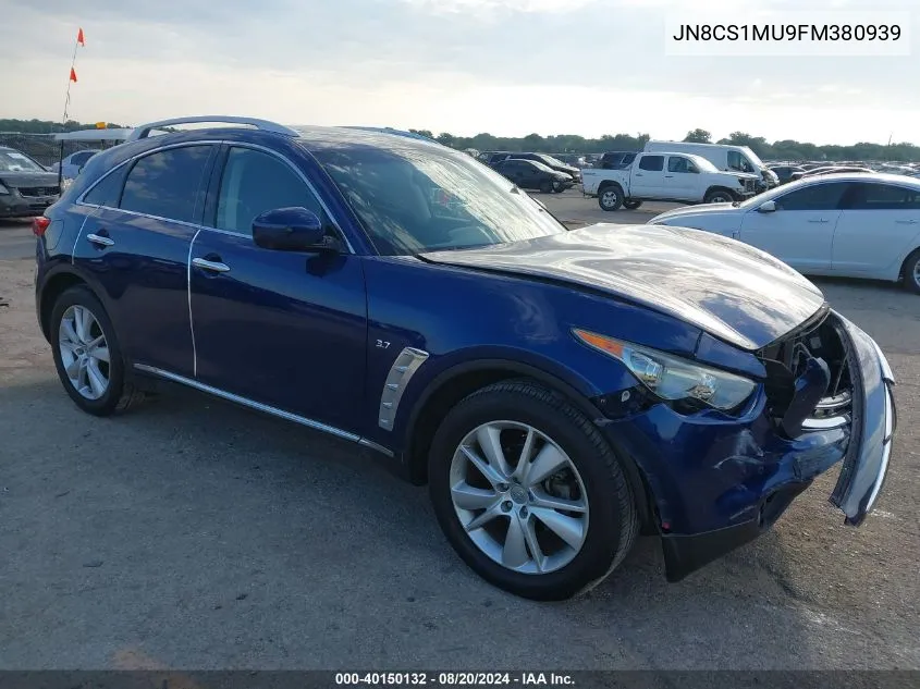 2015 Infiniti Qx70 VIN: JN8CS1MU9FM380939 Lot: 40150132