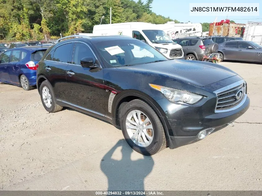 2015 Infiniti Qx70 VIN: JN8CS1MW7FM482614 Lot: 40294832