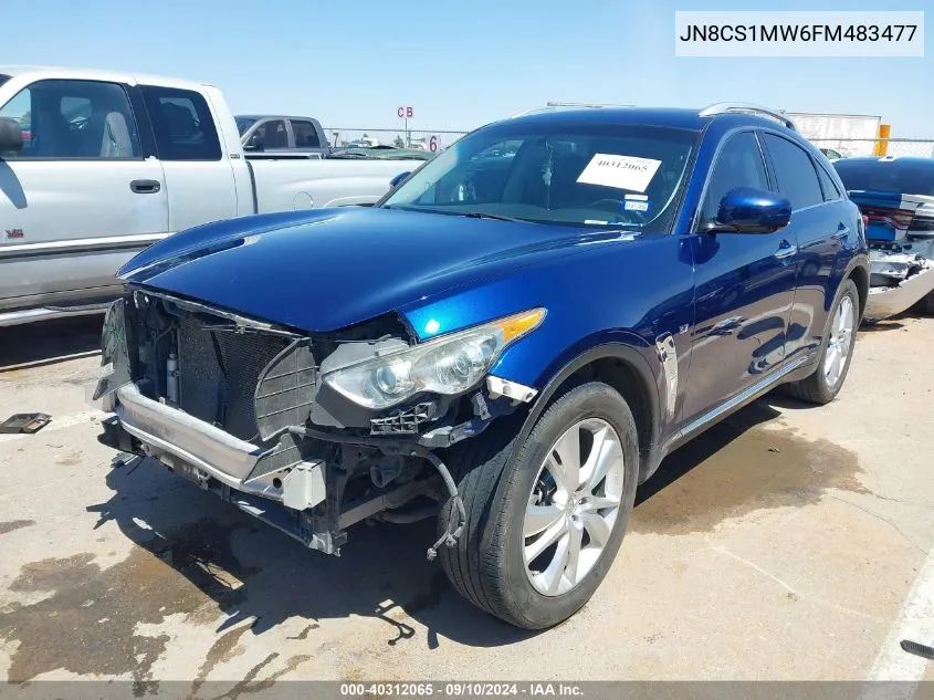 JN8CS1MW6FM483477 2015 Infiniti Qx70