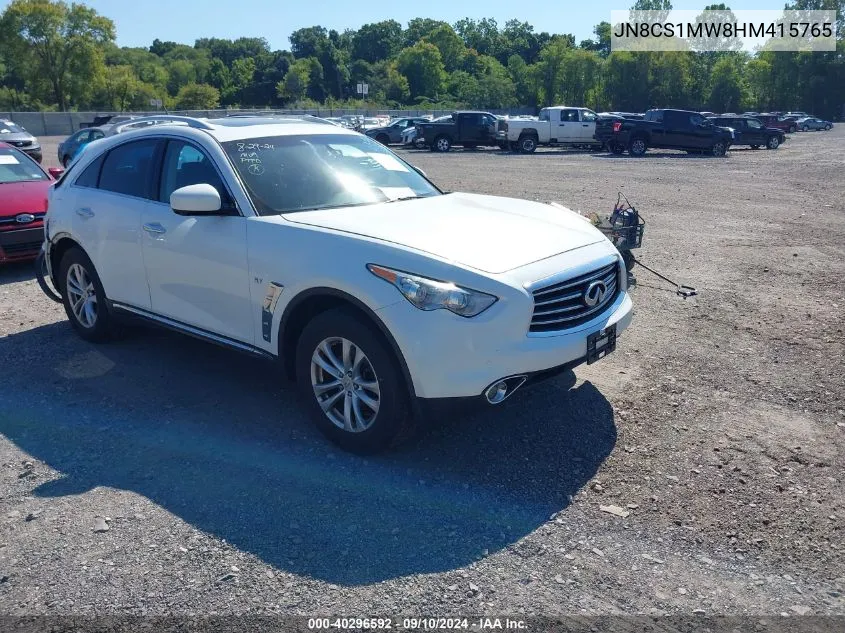 2017 Infiniti Qx70 VIN: JN8CS1MW8HM415765 Lot: 40296592