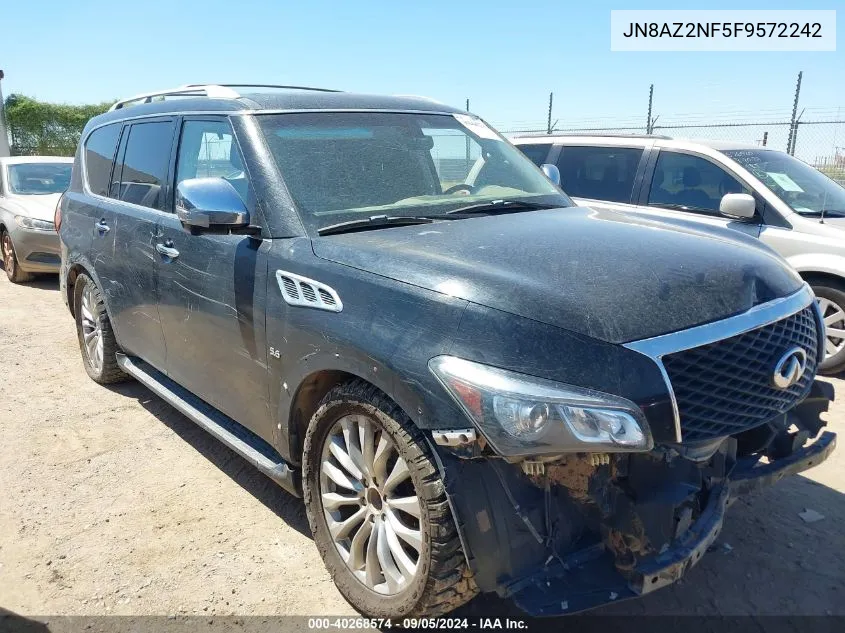 2015 Infiniti Qx80 VIN: JN8AZ2NF5F9572242 Lot: 40268574