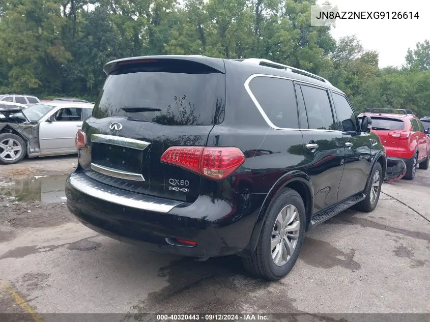 2016 Infiniti Qx80 VIN: JN8AZ2NEXG9126614 Lot: 40320443