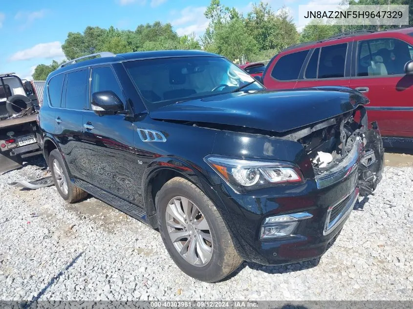 2017 Infiniti Qx80 VIN: JN8AZ2NF5H9647329 Lot: 40303981